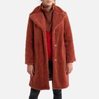 Manteau mi-long pressionné Rose Suncoo