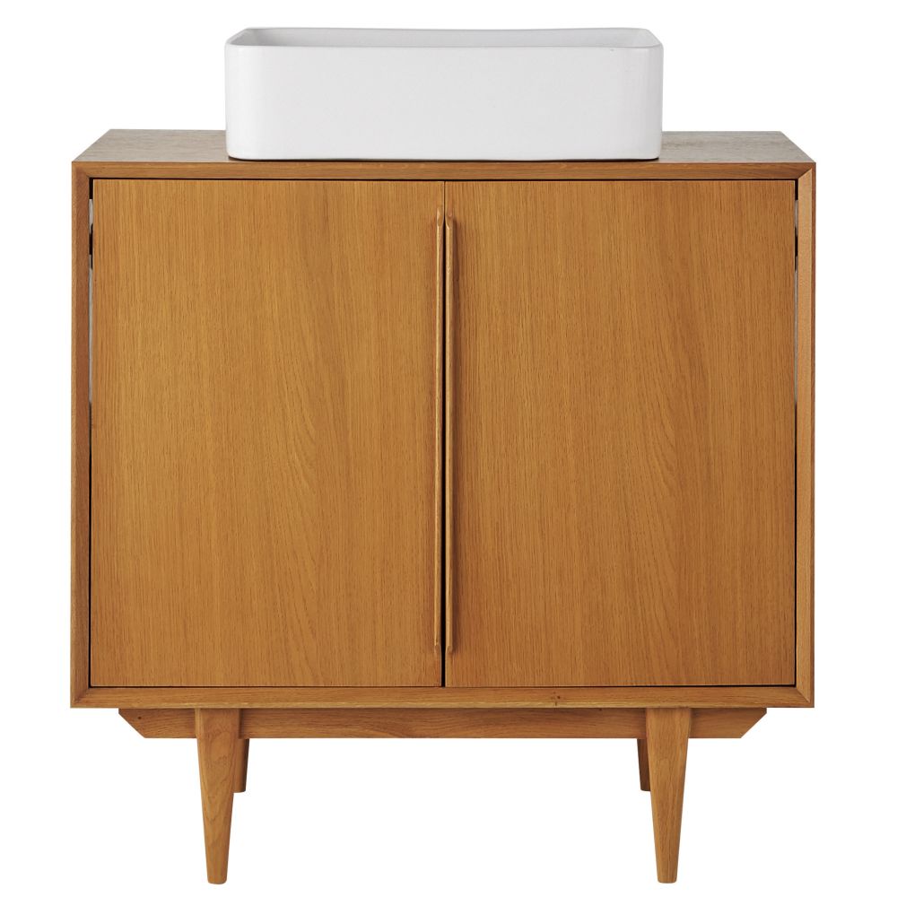 Meuble vasque vintage 2 portes Portobello Maisons du Monde Meuble vasque vintage 2 portes Portobello Maisons du Monde
