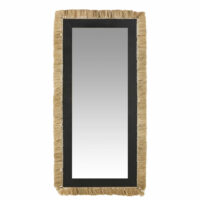 Miroir en métal et fibre végétale 88x181 Maisons du Monde