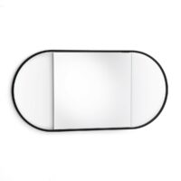 Miroir ovale Reflet Noir LA REDOUTE INTERIEURS