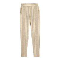 Pantalon large à rayures ANAHI Rayé Beige LABDIP