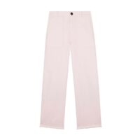 Pantalon large taille haute PRALIN Rose LEON & HARPER
