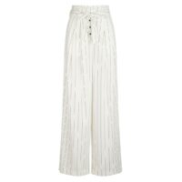 Pantalon rayé large