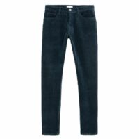 Pantalon slim en velours Bleu Marine - Vert Sapin LA REDOUTE COLLECTIONS