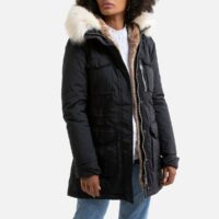 Parka capuche imitation fourrure Jkt hall 2w Navy;Noir Schott