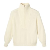 Pull col camionneur Jaune Moutarde;Ivoire LA REDOUTE COLLECTIONS