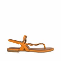 Sandales cuir Kim Orange ou Noir tamaris