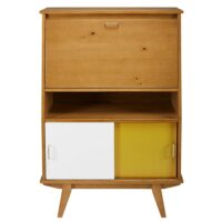 Secrétaire 3 portes tricolore Paulette Maisons du Monde