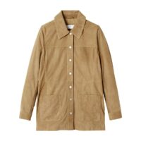 Surchemise en cuir Camel LA REDOUTE COLLECTIONS