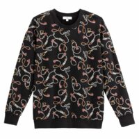 Sweat imprimé Imprimé Fond Noir LA REDOUTE COLLECTIONS