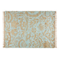 Tapis en jute et coton vert d'eau 140x200cm LUKILA Maisons du Monde
