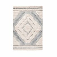 Tapis reliéfé motif ethnique