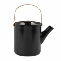 Théière en porcelaine noire 1.07L Maisons du Monde