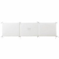 Tour de lit bébé en coton gris et blanc Maisons du Monde