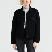 Veste en jean ex-boyfriend trucker
