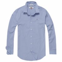 chemise slim fit Original stretch Noir - Navy - Blanc - Bleu Ciel Tommy Jeans