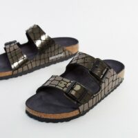 Birkenstock - Arizona - Sandales - Noir Gator Asos
