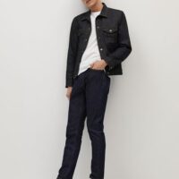 Blouson denim délavé soft Nouvelle collection MANGO MAN