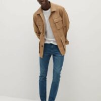 Jean jude skinny surteinté Nouvelle collection MANGO MAN