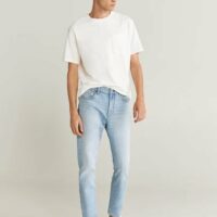 T-shirt logo en coton Nouvelle collection MANGO MAN