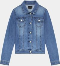 Veste blazer droite Holiday B courte Bleu Caroll
