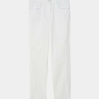 Pantalon droit Mason B Blanc Caroll