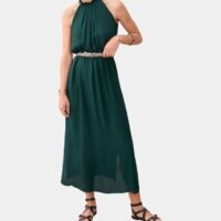 Robe longue Lys Vert Caroll