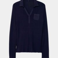 T-shirt droit Jordy manches longues Bleu Caroll