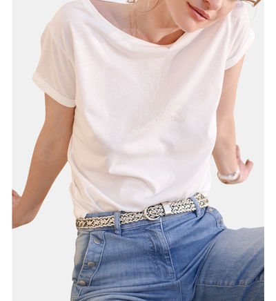 T-shirt Samantha Blanc Caroll T-shirt Samantha Blanc Caroll