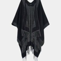 Poncho Audrey Noir Caroll