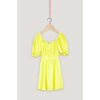Robe cintrée manches bouffantes Naf Naf