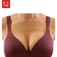 Soutien-gorge à coques sans armature Naturana avec coques ouatinées - NATURANA® - Rouge