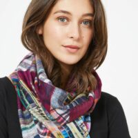Etole imprimée violet Jacqueline Riu