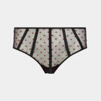 Culotte en tulle brodé Noir Implicite Implicite