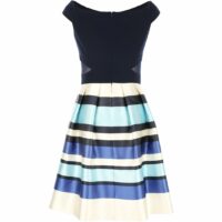 Robe Elasticité rayée Bleu Derhy Derhy