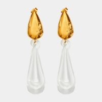 Boucles d'oreilles pendantes The Dusky Hue Blanc Alighieri Alighieri