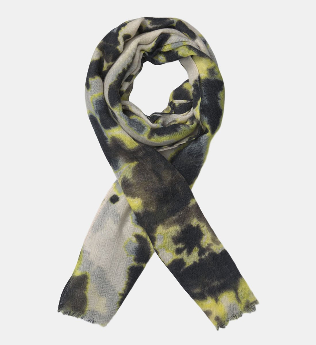 Echarpe Alberte imprimée en laine Blanc Masai Masai Echarpe Alberte imprimée en laine Blanc Masai Masai