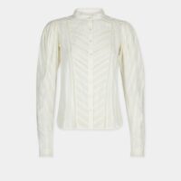 Blouse coton Reafi dentelle Blanc Etoile Etoile