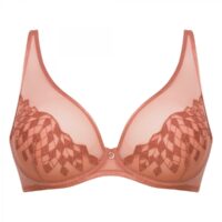 Promo : Soutien-gorge plongeant armatures rose
