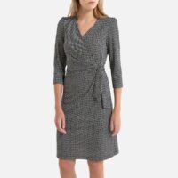 Robe portefeuille imprimée à manches longues Gerard Darel