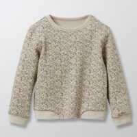 Sweat flower Fille imprimé flowerbed CYRILLUS