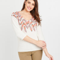 T-shirt imprimé doux femme Grain de Malice