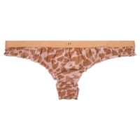 Tanga imprimé froncé love stories