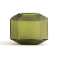 Vase verre givré H16cm Wele AM.PM