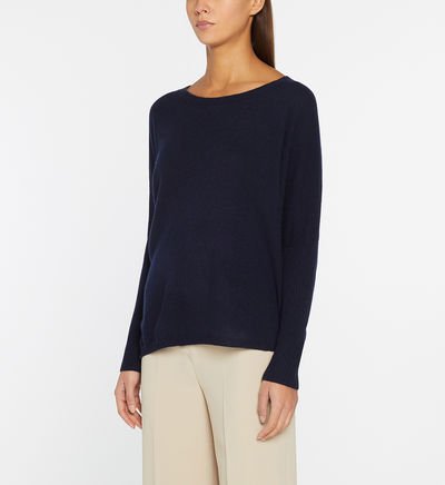Pull cachemire femme Nelsy ample Bleu Pablo Pull cachemire femme Nelsy ample Bleu Pablo