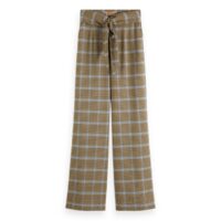 Pantalon large à carreaux Carreaux Marron SCOTCH AND SODA