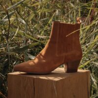 Boots western en cuir Promod
