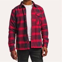 Chemise aux carreaux manches longues Ms Mode
