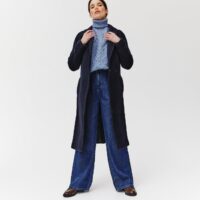 Long manteau en laine mélangée Promod