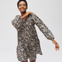 Robe soyeuse imprimée Promod